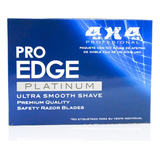 Navaja Para Afeitar De Doble Filo Pro Edge 4x4 100 Pz Dobles