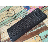 Teclado Microsoft Wired Keyboard 600 Usado Funcionando Usb