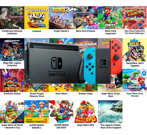 Console Nintendo Switch V2 Standard 100gb Games