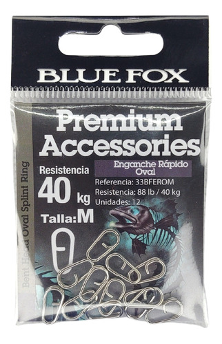 Seguro Enganche Rápido Oval Marca Bluex Fox 