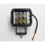 Faro Led 18w Con 2 Lados Luz Azul O Amber Tipo Patrulla