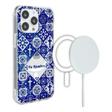 Funda Para iPhone Magsafe Talavera Con Nombre Para Mujer