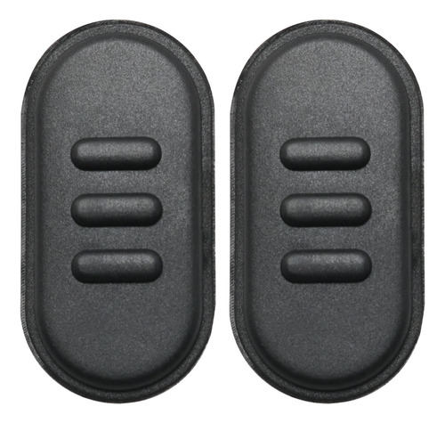 Compatible Con Motorola - Itrolle Botón Ptt 2pcs Negro Tal.