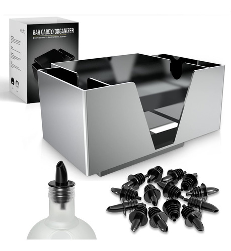 Bar Products - Organizador De Barra Cuadrada Premium (n...