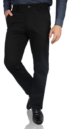 Pantalon Para Caballero Formal De Corte Regular De Algodón