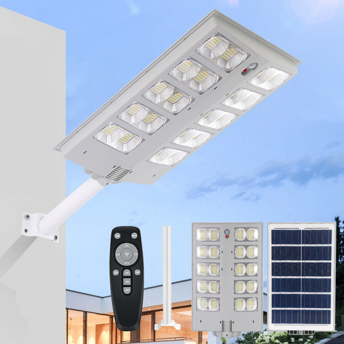 Lámpara Led Solar Exterior 1200w Suburbana Alumbrado Público