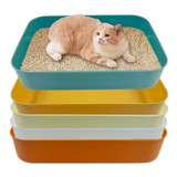 Caja De Arena Pequeña Para Gatos, 5 Unidades, Fácil Limpieza
