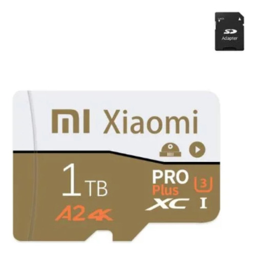 Cartao De Memoria Xiaomi 1tb + Adaptador Sdxc Pro Gold
