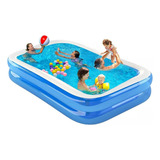 Alberca Inflable Rectangular Familia Piscinas 200x150x51cm