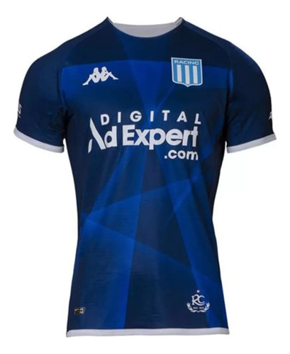 Camiseta Racing Club Kappa 2023 Suplente Azul