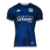 Camiseta Racing Club Kappa 2023 Suplente Azul