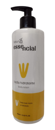  Loção Hidratante Essencial Naturys 400 Ml- Kit Com 3