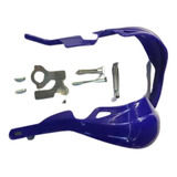 Cubre Puños Enduro Plastico C/aluminio Azul Ss459(a504)