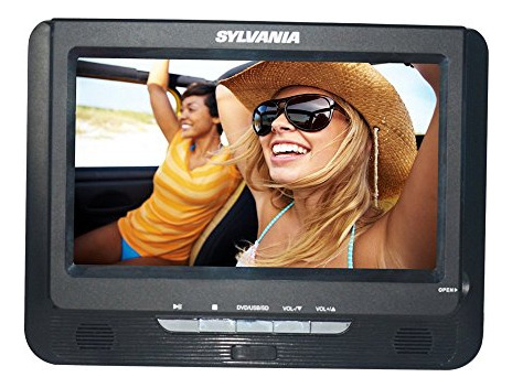 Reproductor Dvd Portátil Sylvania Dual 9puLG (negro)