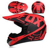  Casco Tipo Cross Moto Enduro Motocross Atv Bmx Negro Mate 