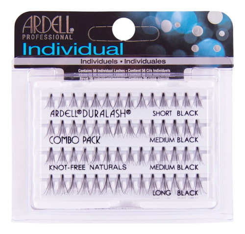 Pestañas Ardell Duralash Individuals Combo Pack 56 Lashes