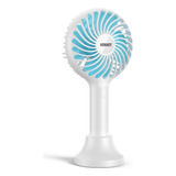 Ventilador De Escritorio Honhey Recargable 3 Vel Blanco