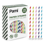 Pajitas De Papel Pami De Varios Colores [paquete De 250], 10