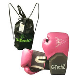 Guantes Boxeo Gtechz 2 Kick Boxing Pink Rosados Importados 