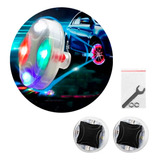 Luces Led X2 Ruedas De Auto Moto Luz Solar Coches 550204