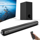 Barra De Sonido Para Tv Con Subwoofer 80cm 2.1 Ch Bluetooth