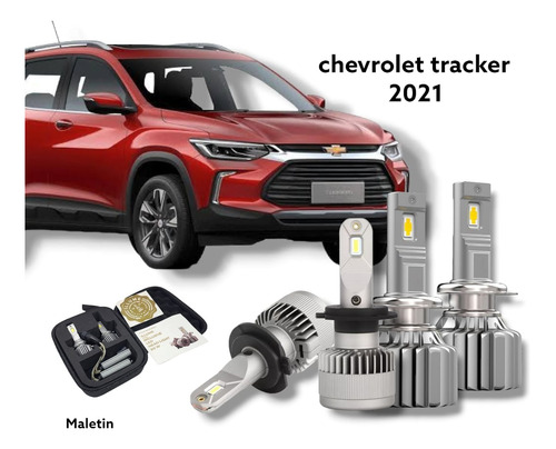 Kit Led Alta Y Baja Para Chevrolet Tracker 2021  Illume 70w 