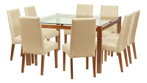 Jgo. De Comedor Barcelona 1400x1400 S/cadiz Pu Beige