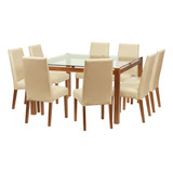 Jgo. De Comedor Barcelona 1400x1400 S/cadiz Pu Beige