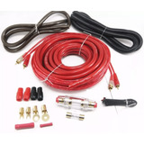 Kit Cables Xxx 0 Ga Gauge Instalacion  Rca Potencia Woofer 