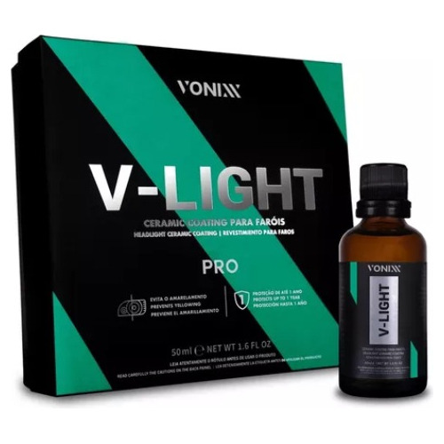V Light Pro Ceramic Coating Para Faróis 50ml Vonixx