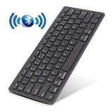 Teclado Bluetooth Sem Fio Tablet Notebook Android Wireles Cor De Teclado Preto Idioma Português Brasil