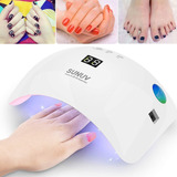 Cabina Uv/led Sun 48w Sensor Y Timer Uñas Gel Esmaltado Semi