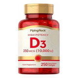 Vitamin D3 250 Mcg (10000 Iu) X 250 Caps Oferta Usa