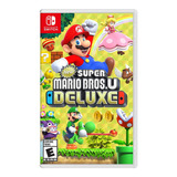 Juego New Super Mario Bros U Deluxe Nintendo Switch Nuevo Fi