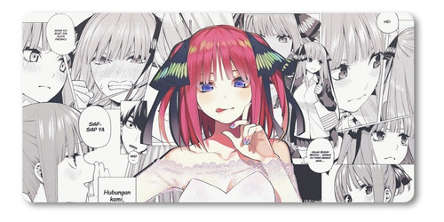 Mousepad Xl 58x30cm Cod.140 Chicas Anime Manga 5-toubun