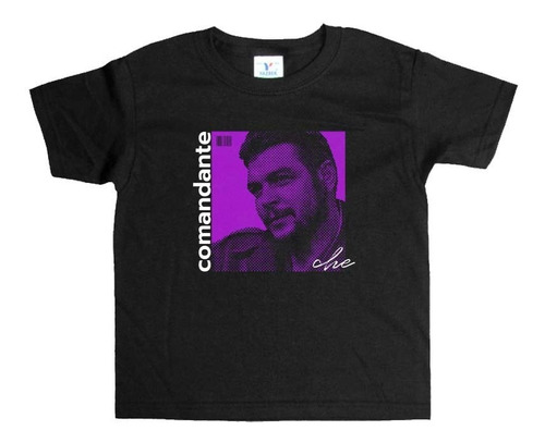 Remera Negra Che Guevara Art#6