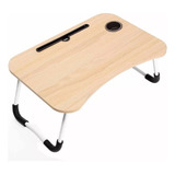 Mesa Plegable Para Cama Y Notebook Multifuncional De Madera