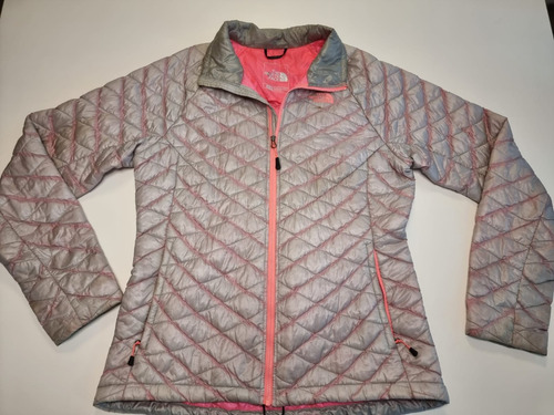 Campera Northface Térmica Ultra Light Gris Dama - M - Usada