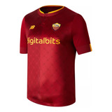 Jersey As Roma Home Elite Long Sleeve Para Hombre