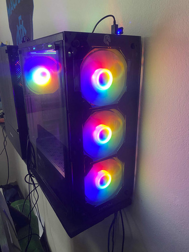 Gabinete Gamer Hayom Gb1729 C/ 4 Ventoinhas Rgb