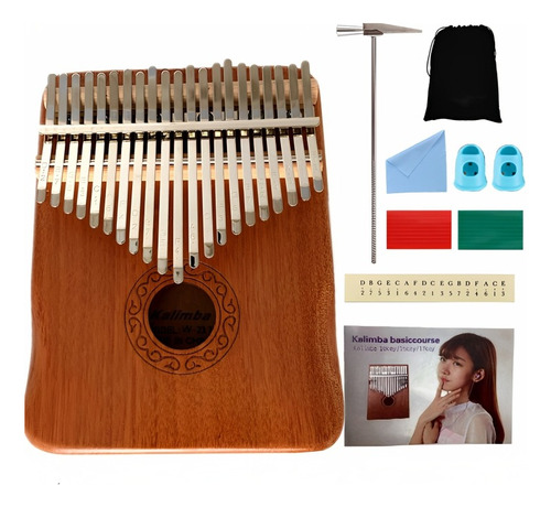 Kalimba 17 Teclas Pulgar Piano Africano 