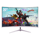 Monitor Curvo Gamer 32 Computadora Pantalla Hdmi Vga 75hz