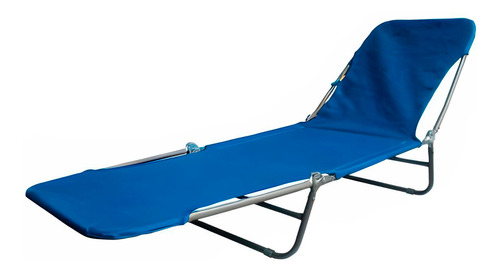 Cadeira Espreguiçadeira Textline Azul Importway Iwcet001