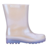 Bota Mini Melissa Welly Infantil Azul Perlado