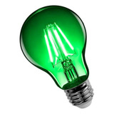 Lámpara Led Filamento Color Interelec Color De La Luz Verde