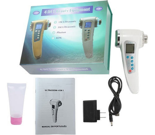 Ultrassom 1 E 3mhz Photon Ion 4 Em 1 Fisiotarapia E Estética Bivolt 110v E 220v