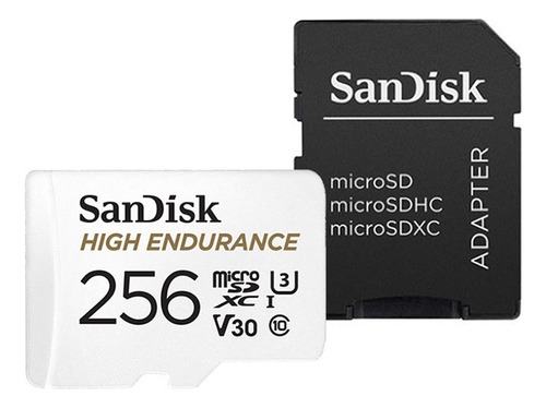 Sandisk Tarjeta Memoria Micro Sd 256gb + Adaptador 4k