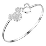 Pulsera Esclava Mickey Baño De Plata 925 +caja De Regalo 