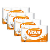 Toalla De Papel Nova Clásica Doble Hoja 12.5 Mts X 12 Rollos