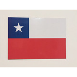 Placa Quadro Decorativo Da Bandeira Do Chile 28x20 Cm
